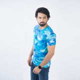 VYBE- T-Shirt-Blue Tye & Dye