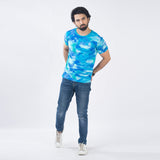 VYBE- T-Shirt-Blue Tye & Dye