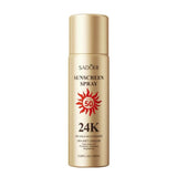 Sadoer 24K Gold Whitening Sunscreen Spray UV Protection Facial Body Moisturizing Concealer Waterproof 150ml SD50714