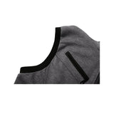 Vybe - Sleeveless Hooded Zipper - Charcoal