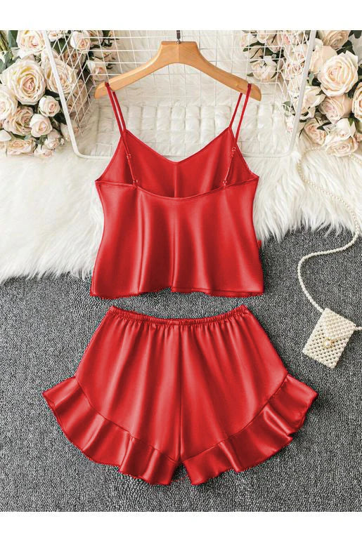 Vybe - Cami Short - RedWine