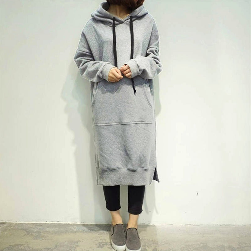 Long hoodie womens best sale