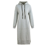 VYBE- Long Hoodie- Hazel Gray