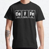 VYBE -Coffee PRINTED T-Shirts-BLACK