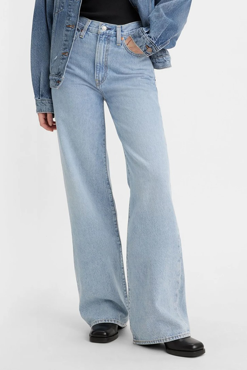 VYBE - Ice Blue Wide Leg Jeans