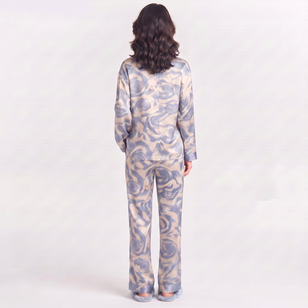 Vybe - Soft Cotton Lounge Set - Pastel Petals