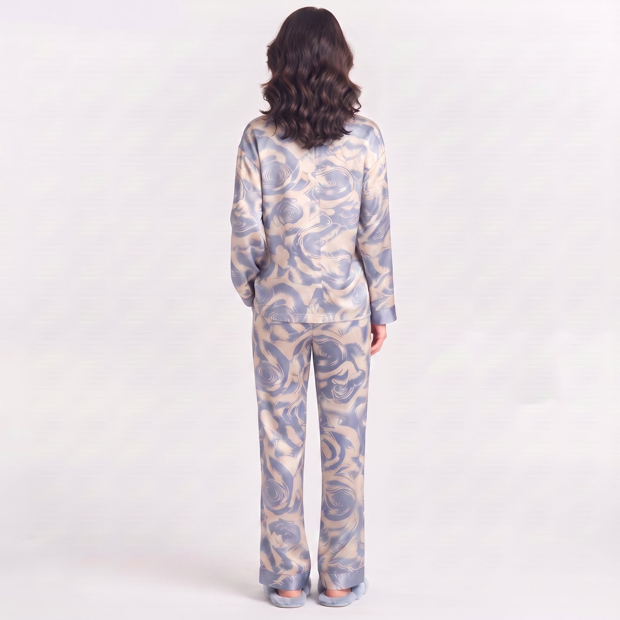 Vybe - Soft Cotton Lounge Set - Pastel Petals