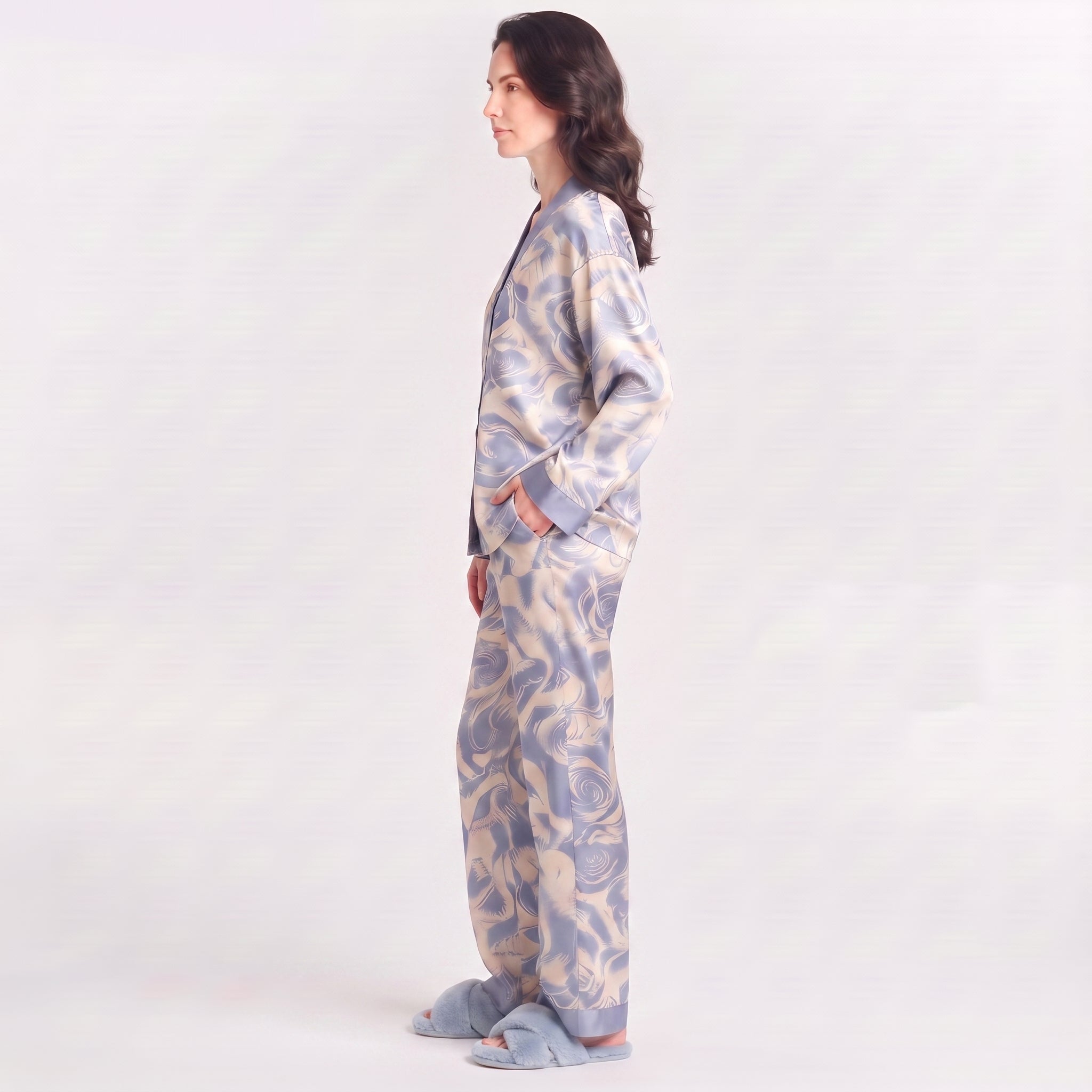 Vybe - Soft Cotton Lounge Set - Pastel Petals