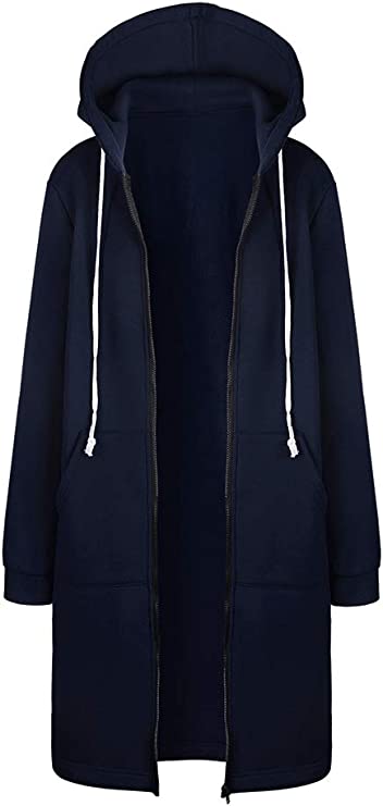 Long hoodie zip best sale