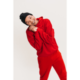 VYBE - Men Basic Hoodie - Red