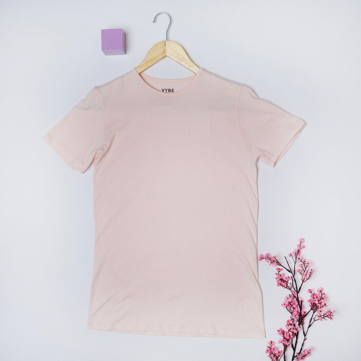 VYBE-Plane T-Shirt- Peach