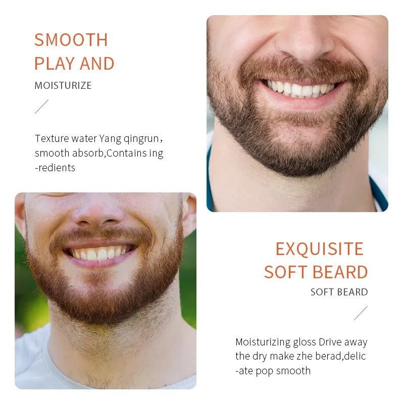 SADOER Natural Beard Growth Anti Hair Loss Pack Of 2 Beard Care Series Oil 30 ml & Balm 20gm