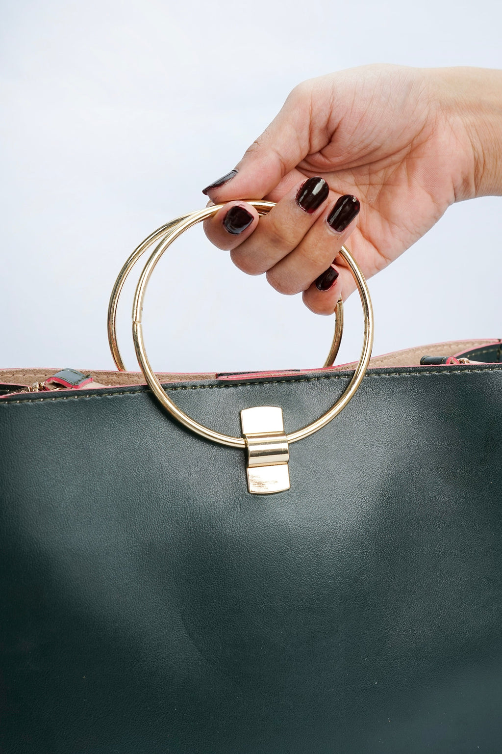 VYBE- Round Ring Bag (Olive Green)
