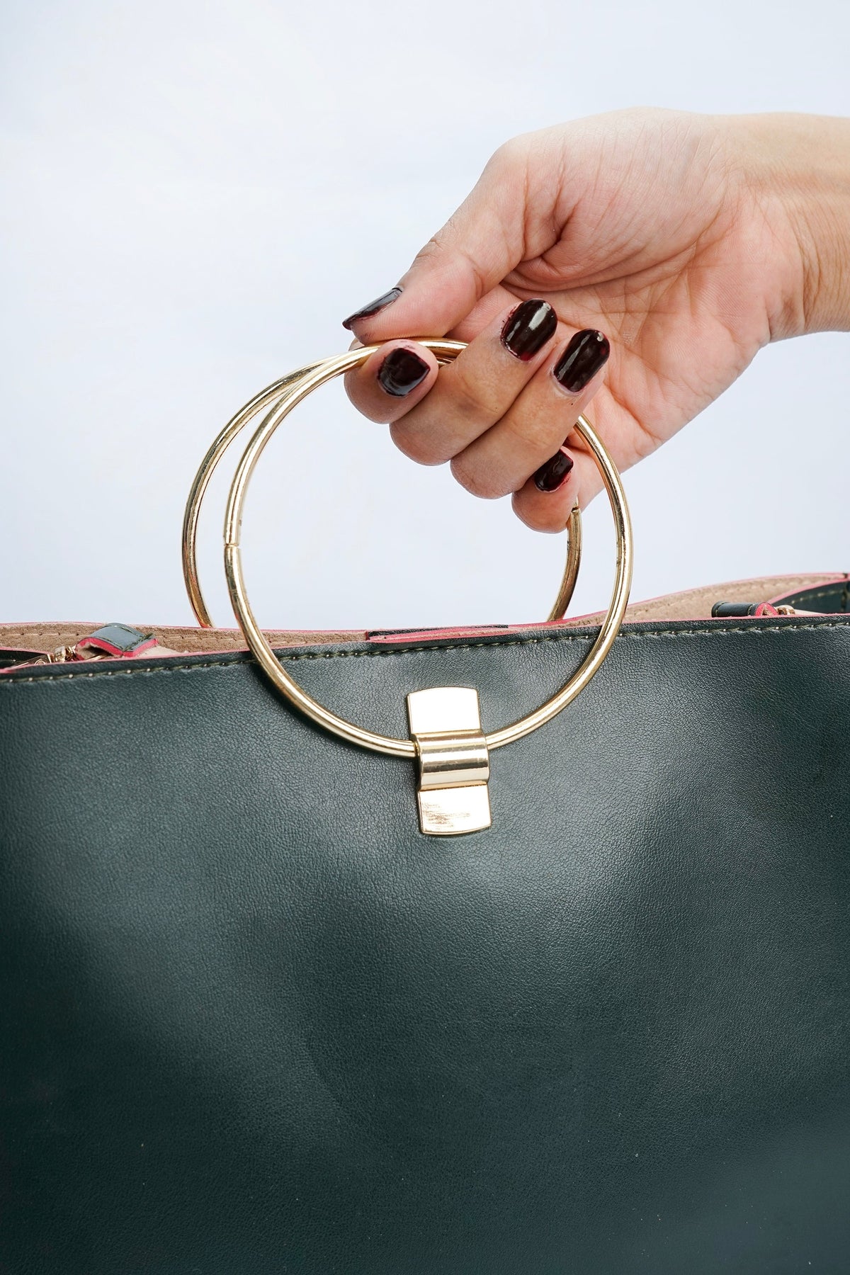 VYBE- Round Ring Bag (Olive Green)