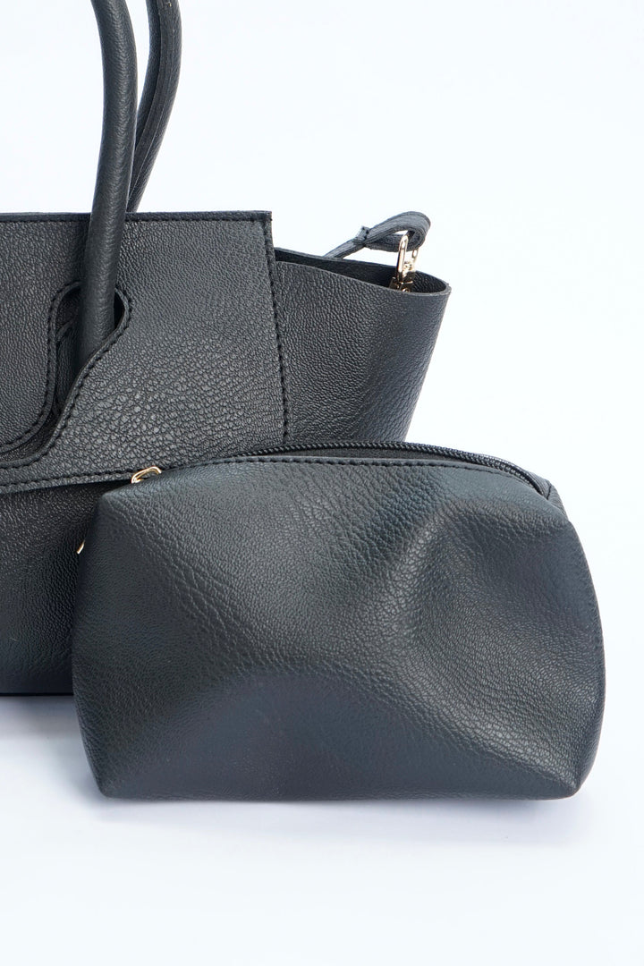 VYBE-Handle Lock Shoulder Bag