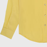 VYBE - Casual Solid Shirt- Yellow