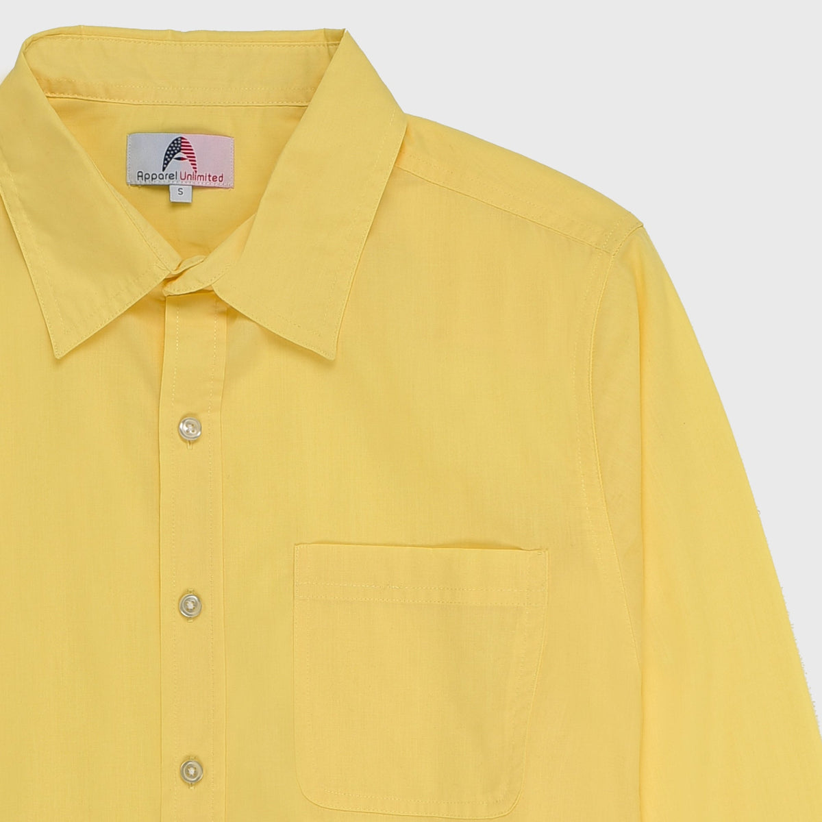 VYBE - Casual Solid Shirt- Yellow