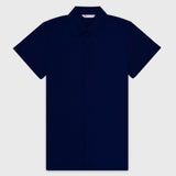 Vybe Casual Shirt Half Sleeve- Navy Blue