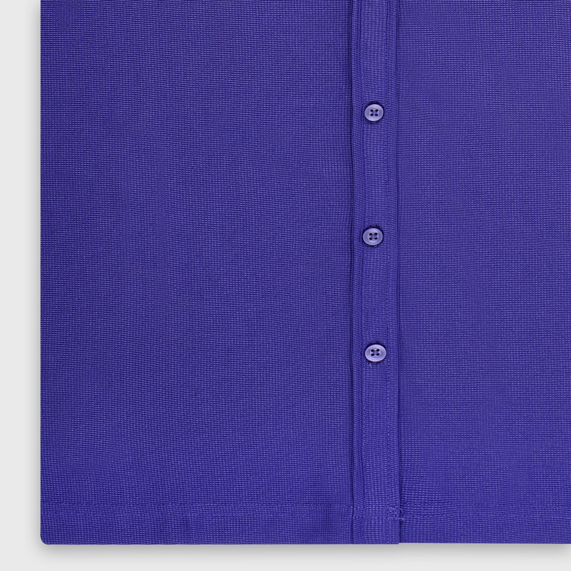 Vybe Casual Shirt Half Sleeve- Purple