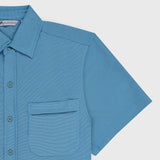 Vybe Casual Shirt Half Sleeve- Sky Blue