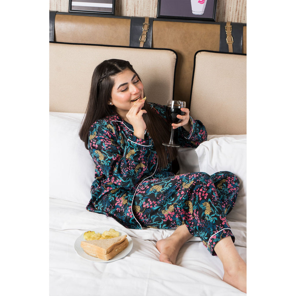 VYBE Printed Pj Set-4