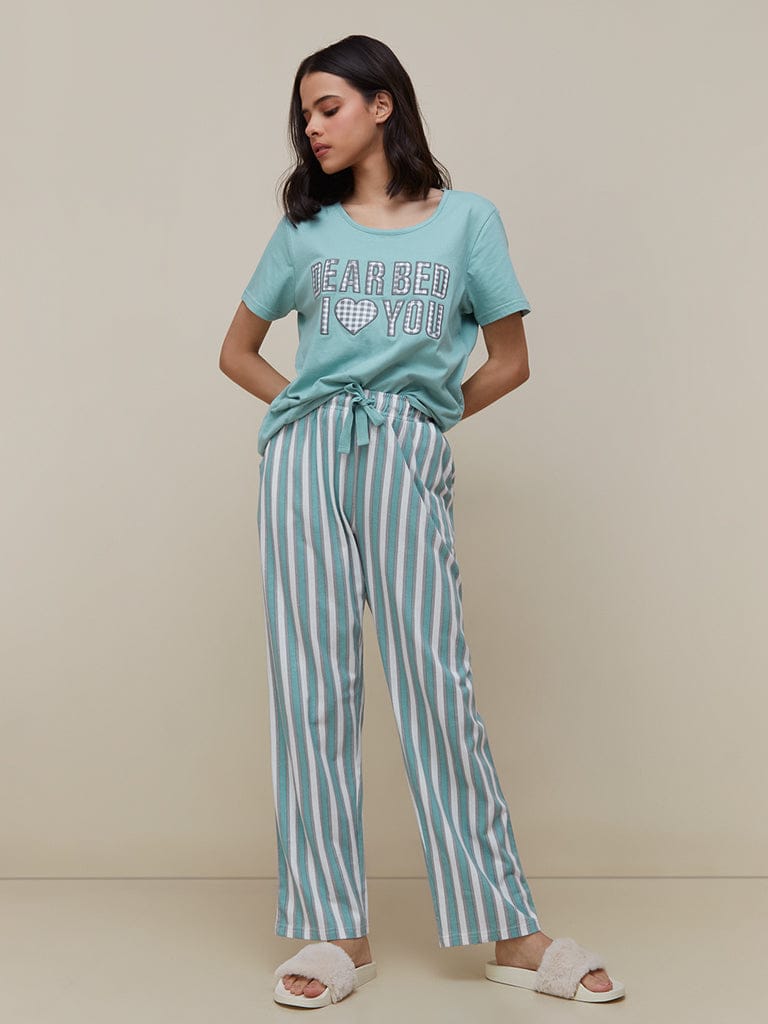 VYBE - Dear Bed Printed PJ Suit