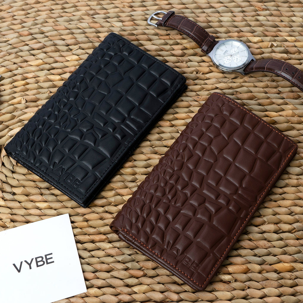 VYBE- Men's Crocodile Wallet