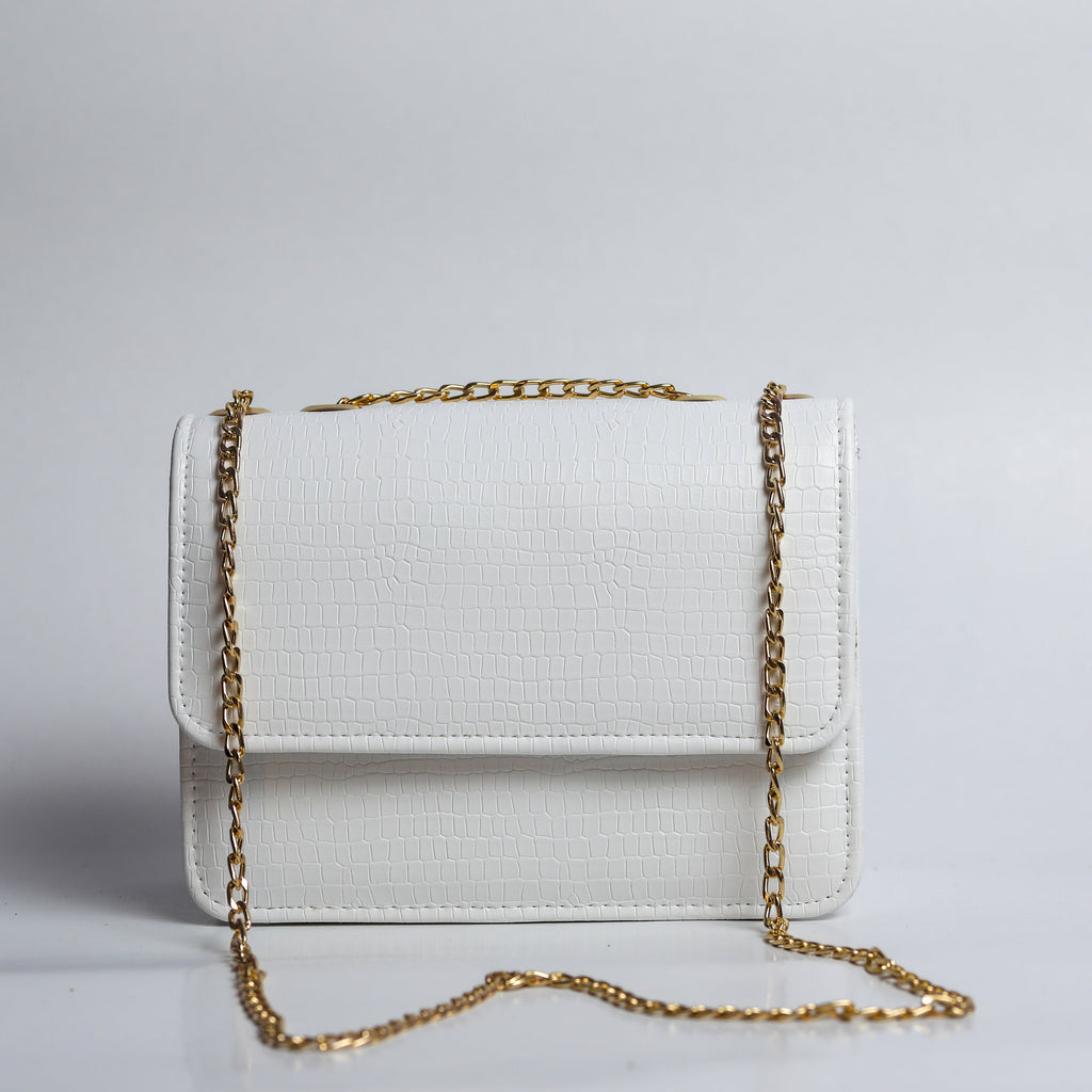 VYBE- Bag Cross Body Front Plane-White