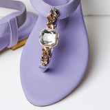 VYBE- Front Diamond Buckle- lilac