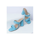 VYBE - Four Strap Round Heel-Sky Green