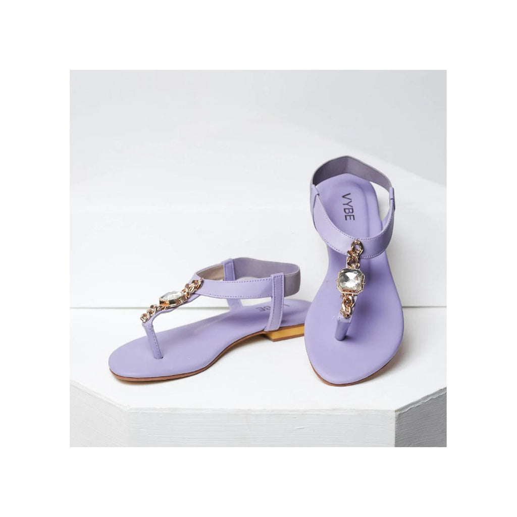 VYBE- Front Diamond Buckle- lilac