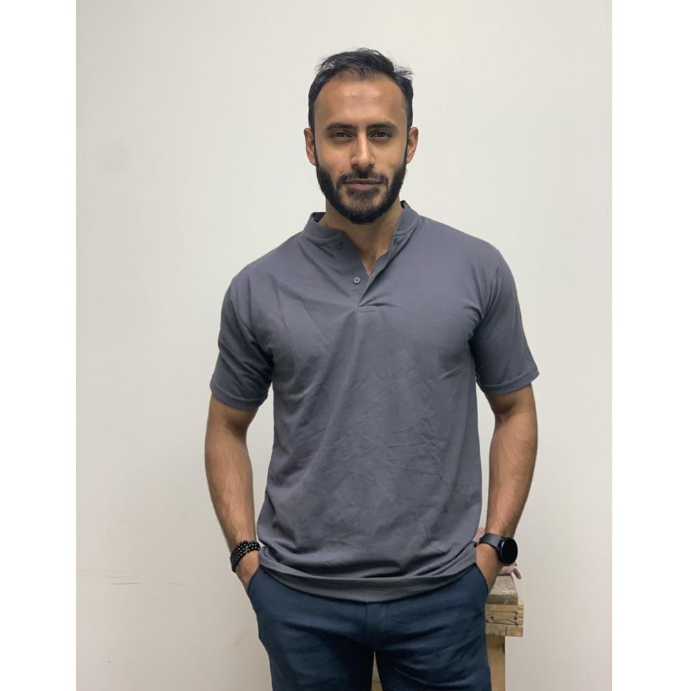 Vybe- Light Grey Polo Shirt