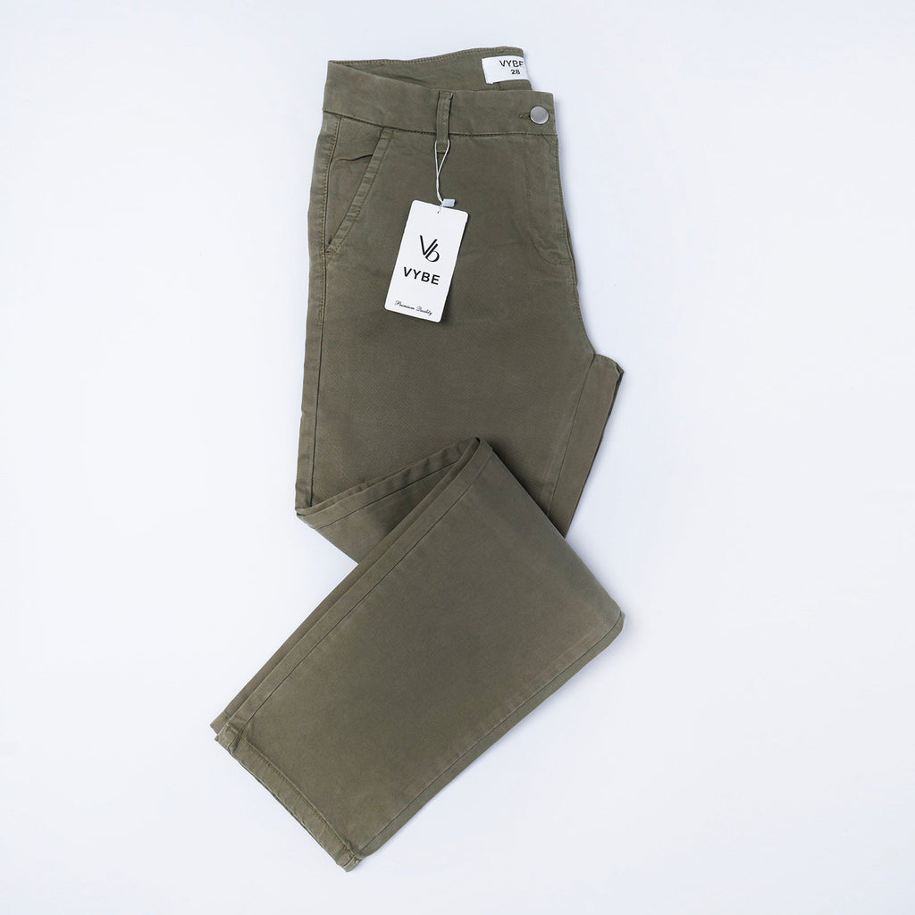 VYBE- GREEN PANTS For Women