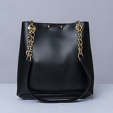 VYBE- Chain Shoulder Bag- Black