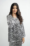 Vybe - PJ SET (Oval Print Black n White)