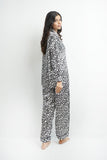 Vybe - PJ SET (Oval Print Black n White)