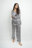 Vybe - PJ SET (Oval Print Black n White)