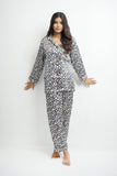 Vybe - PJ SET (Oval Print Black n White)