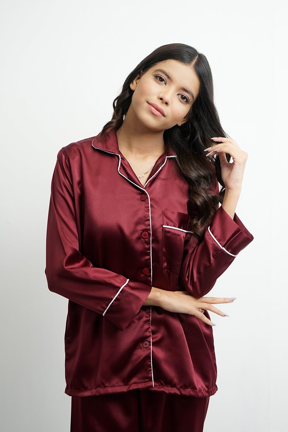Vybe -Pj Set- Maroon New