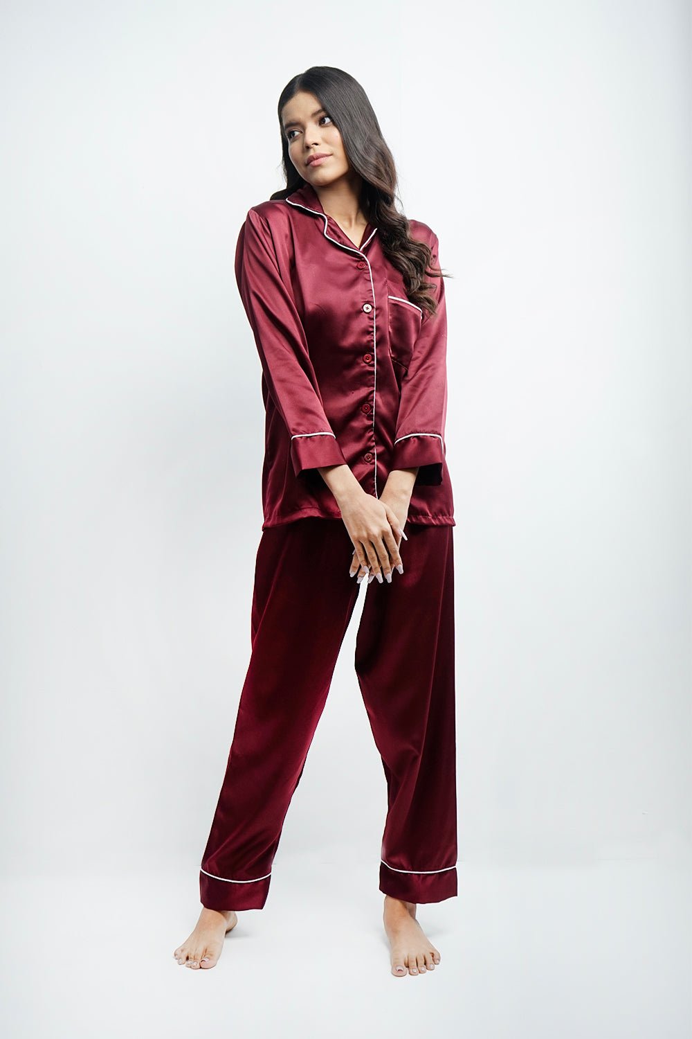 Vybe -Pj Set- Maroon New