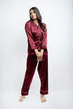 VYBE -Pj Set- Maroon New