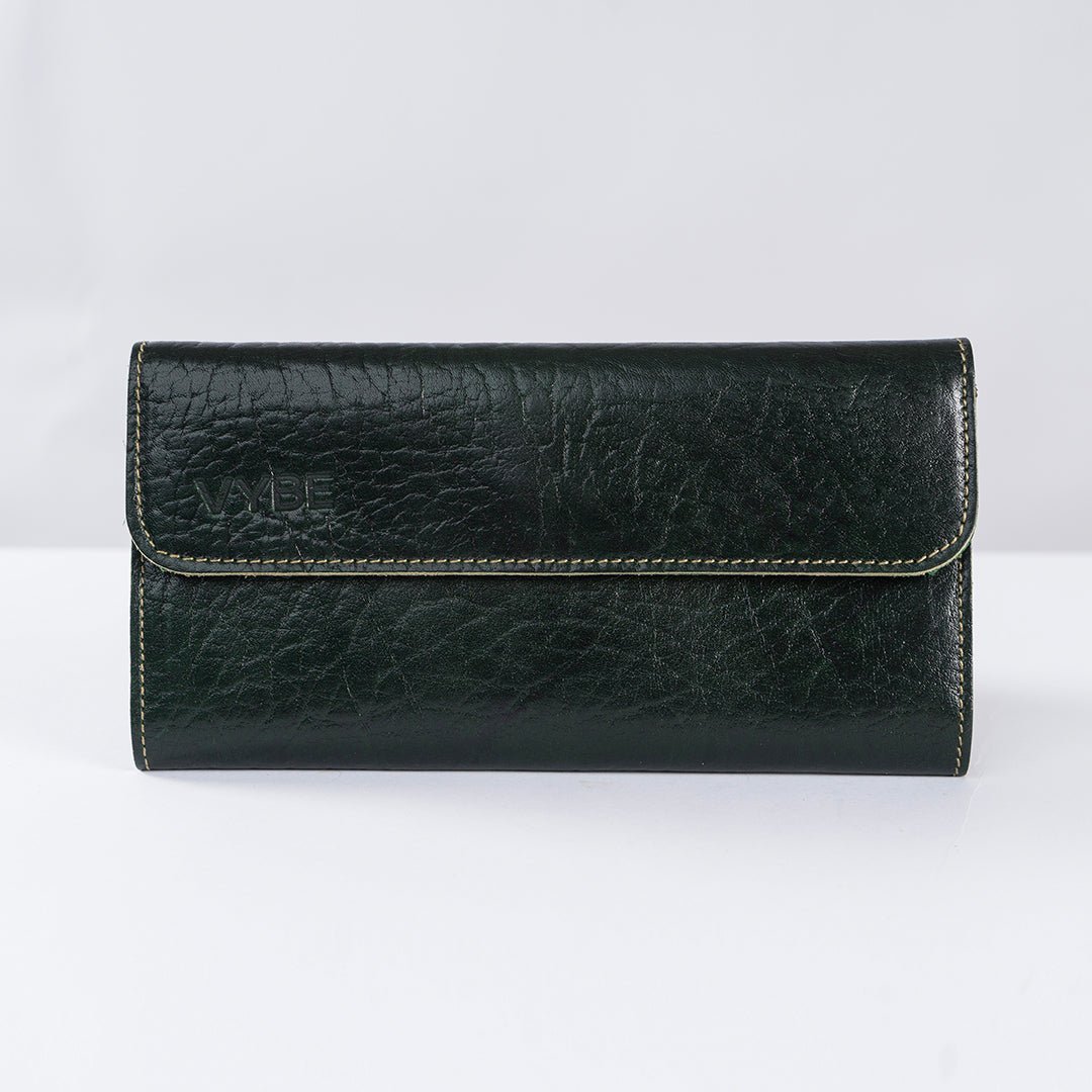 VYBE- Ladies Long Wallet Green