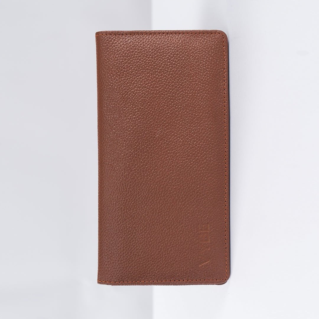 VYBE- Men's Phone Wallet, Brown