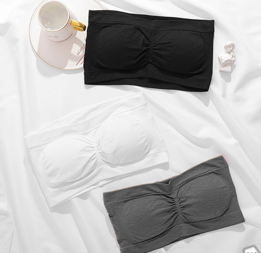 VYBE- Strapless Adjustable Bra - Grey