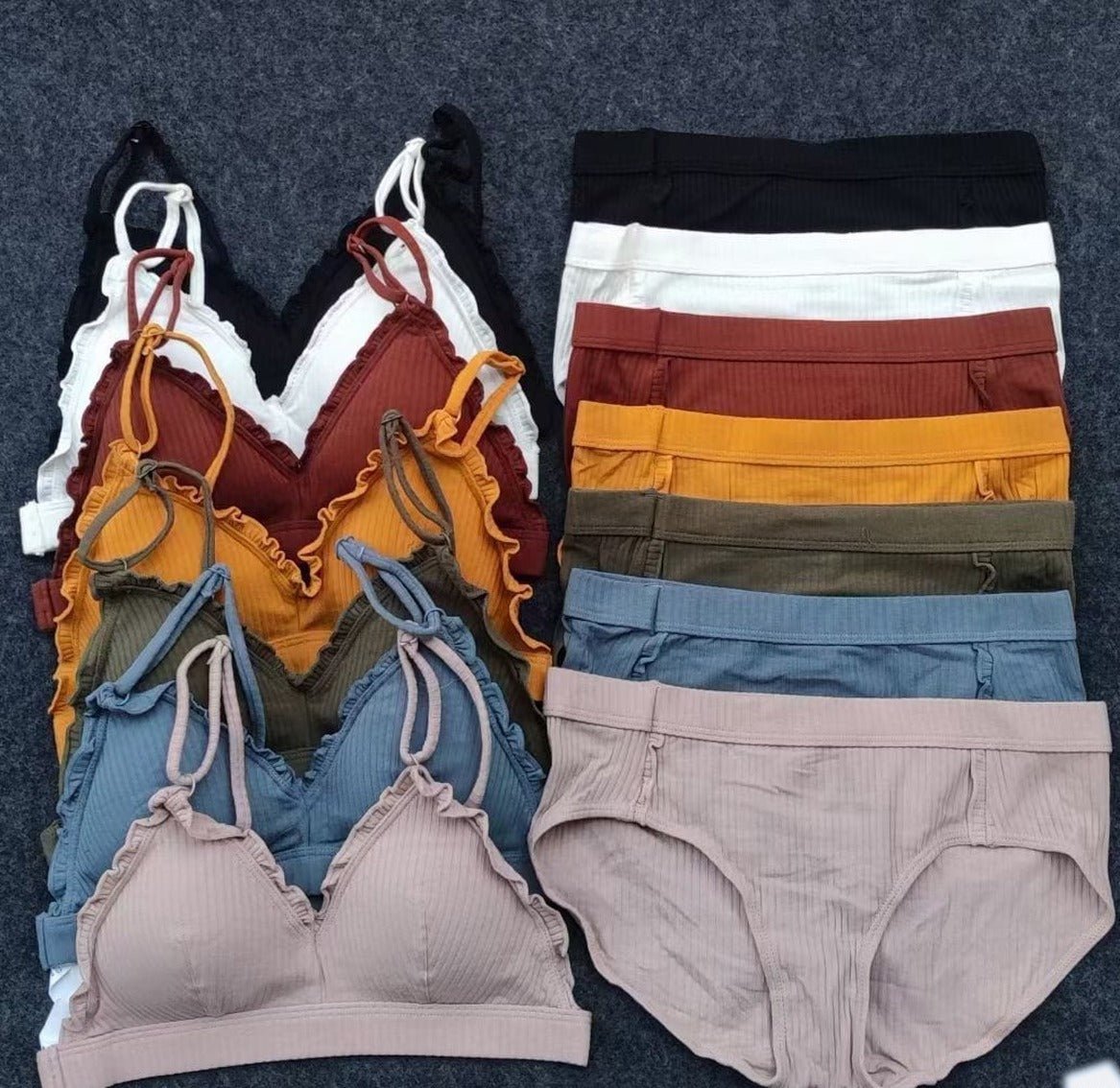 VYBE- V-Cut Bikni Bra/Panty Set - Yellow