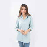 VYBE- Casual Solid Shirts- Mint Green