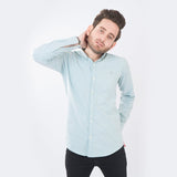 VYBE- Casual Solid Shirts- Mint Green