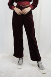 VYBE x Munib Nawaz - Velvet Pant Maroon