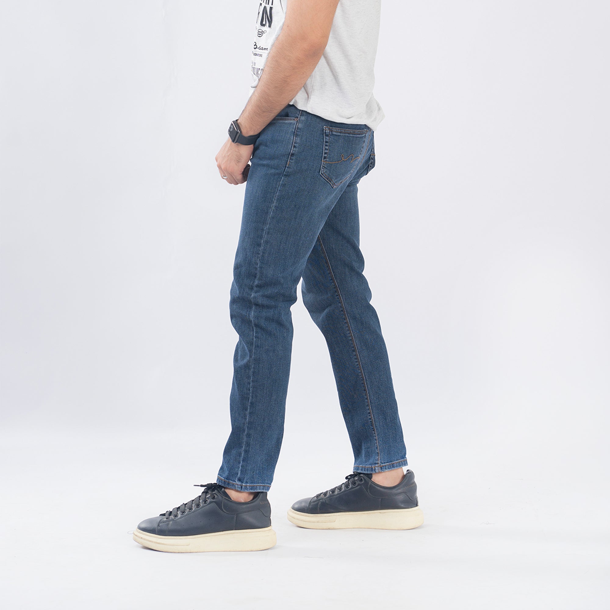 VYBE- Ladies Pants- Blue Denim