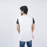 VYBE-Printed T Shirt-Ash White Orginal Cut Sew